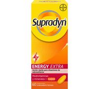 Supradyn Energy Extra Sport Vitamines et Énergie 60 Comprimés
