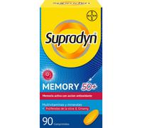 Supradyn Memory 50+ Vitamines Minéraux et Énergie avec Ginseng 90 Comprimés