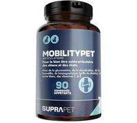 Suprapet MobilityPet Chiens et Chats - Soutien Os et Cartilage 90 comprimés - Aliment complémentaire Naturel avec Boswelia Glucosamine, Chondroïtine, MSM et Griffe du Diable, Vitamine C (90 COMPRIMÉS)