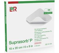 Suprasorb P mousse Pu non collante 15x20 cm 5 pces