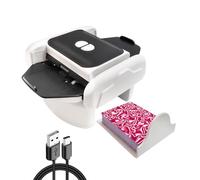 Suprbee Mélangeur de Cartes Automatique, 1-2 Ponts Mélangeurs de Carte, 2 Mode, Rechargeable USB Melangeur de Carte pour Poker, UNO Jeu de Cartes, Texas Hold'em, Belote, Blackjack,Skip-Bo, Phase 10