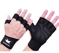 SUPRBIRD Gants Cross-fit Manique de Musculation - Protège de Poignets, Mains - Parfait Les Entraînements Le Gym, Gymnastique, Halterophilie, Fitness, Barre de Traction - Hommes & Femmes