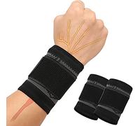 SUPRBIRD Support de Poignet, Attelle Poignet, Orthèse élastique de Poignet Idéale pour les Entorses, Microtraumatismes Répétés, Tendinites, et Blessures du Sportif - main Droite ou Gauche