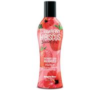 Supre Tan Lotion bronzante Maximizer à la fraise et à l'hibiscus au thé sucré délicieusement foncé (235 ml)