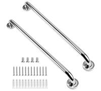 Supregear Barre D'appui Salle de Bain 2-Pack, 30 cm Barres de Sécurité en Acier Inox 304 pour Baignoire, Cuisine, Chambre à Coucher - Chrome, Vis Dissimulées Fixées Au Mur