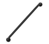 supregear Barre D'appui Salle de Bain, 70 cm Antidérapante en Acier Inox 201 Barre D'appui de Sécurité Noir Huilé Main Courante pour Baignoire WC Cuisine Chambre Douche, Vis Dissimulée Fixation murale