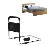 supregear Barrière de Lit, Ajustable Garde-Main pour la Prévention des Chutes, Pare-Chocs de Barre d'appui de Lit avec Sac de Rangement pour Les Personnes âgées, Les Seniors et Les Enfants Enceintes