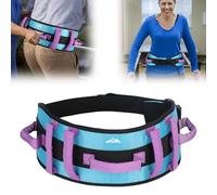 supregear Ceinture de marche rembourrée avec 7 poignées, Sangle réglable d’assistance pour aidants, soutien aux seniors et mobilité bariatrique, Aqua