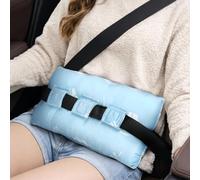 supregear Coussin Ceinture Abdominale, Housse Douce Lisse avec Poche pour Compresse Chaude/Froide pour Confort et Soulagement en Voyage ou Récupération (Motif Monstera Bleu)