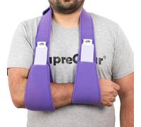 supregear Écharpe de Bras Immobilisateur d'Épaule, Attelle de Soutien Légère et Confortable pour Épaule Blessée, Fracture, Luxation, Entorse, Gauche/Droite, Homme Femme, Violet