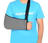 supregear Écharpe de Bras Immobilisateur D'épaule, Support de Coiffe des Rotateurs Léger Réglable pour Blessure À L'épaule, Support de Coude D'os Cassés Fracturés pour Bras Gauche/Droit, Femme Homme