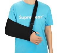 supregear Écharpe de Bras Immobilisateur D'épaule, Support de Coiffe des Rotateurs Léger Réglable pour Blessure À L'épaule, Support de Coude D'os Cassés Fracturés pour Bras Gauche/Droit, Femme Homme
