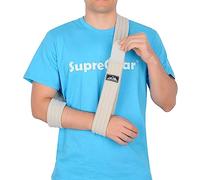 supregear Écharpe de Bras, Réglable D'épaule Attelle D'immobilisation Coiffe des Rotateurs Léger Support de Bras Swathe pour 'Épaule Blessé, Os Cassés/Fracturés, Bras Gauche et Droit Hommes et Femmes