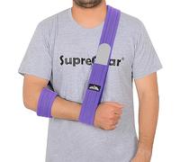 supregear Écharpe de Bras, Réglable Léger Confortable Épaule Immobilisateur Bras Sling Respirant Épaule Soutien Pour Blessé Bras/Main/Coude, 180cm (Violet)