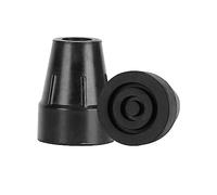supregear Embout de Canne, Embout de Canne de Rechange Antidérapant de 19 mm pour Canne de Marche Béquille Accessoire de Canne Pliante, 2 Pack (Noir)