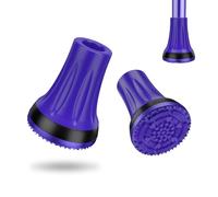 supregear Embouts de Béquille 19 mm (Lot de 2), Embout de Canne Antidérapant en Caoutchouc Robuste pour Tous Terrains Extreme Grip Pieds Capuchon pour Cannes, Béquilles et Bâtons de Marche