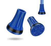 supregear Embouts de Béquille 19 mm (Lot de 2), Embout de Canne Antidérapant en Caoutchouc Robuste pour Tous Terrains Extreme Grip Pieds Capuchon pour Cannes, Béquilles et Bâtons de Marche