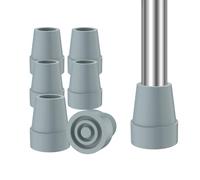 supregear Embouts de Canne (6 Paquet), Antidérapant 22 millimètres Caoutchouc Remplacement Canne Conseils pour Marcher Canne Béquilles Autocollants Stable Tapis de Pieds Pliage Canne Annexes