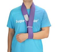 supregear Harnais de Bras, Collier et Brassard Réglables Immobilisant le Cou Léger Soutien de Bras Simple Soutien d'épaule Respirant pour les Hommes et les Femmes, une Taille pour Tous, Violet