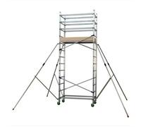 SUPREMALU480 Échafaudage roulant aluminium Supremalu 4m80 Echafaudages stephanois