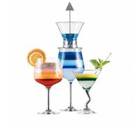 Suprême Cocktail - Appareil à Cocktail Transparent - Cocktails en Étages