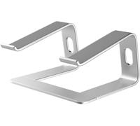 Supreme Pro Support Pour Ordinateur Portable Support Portable Pour Bureau Et De Jeu Pour Bureau Support Pour Ordinateur Portable En Aluminium Avec Poignées En Silicone Argent