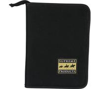 Supreme Products - Étui pour passeports de chevaux "Pro Groom", cuir BZ4246 (A5) (Noir)