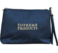 Supreme Products - Sac "Pro Groom", Logo, Avec poignée en cuir BZ5371 (18 cm x 27 cm) (Noir/Or)