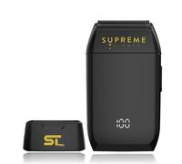 Supreme Trimmer Crunch STF602 - Rasoir électrique étanche à double feuille pour homme | Autonomie de 150 minutes | Rasoir électrique sans fil et filaire humide/sec | Feuilles hypoallergéniques pour le