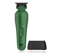 Supreme Trimmer Darkstar ST800 Tondeuse de barbier en métal avec moteur vectoriel magnétique | Temps de fonctionnement de 180 min, faible bruit et vibrations 9100 tr/min | Lames DLC pour barbe