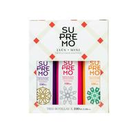 Supremo | Coffret de 3 huiles d'olive extra vierges de variétés Picual, Arbosana et Hojiblanca - 3 bouteilles de 100 ml