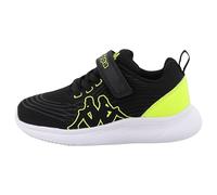 Supremo - Kappa 95k0183001 Basket, Noir/Citron Vert, 37 EU