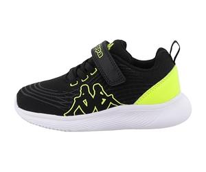 Supremo - Kappa 95k0183001 Basket, Noir/Citron Vert, 37 EU