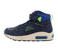 Supremo - Kappa 95k0613004 Basket, Bleu Marine/Citron Vert, 34 EU