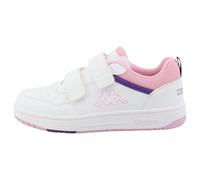 Supremo - Kappa Baskets pour Fille 95k0513002, Rose Viola Blanche, 34 EU