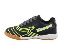 Supremo - Kappa Baskets pour garçon 95k0233009, Noir/Citron Vert, 40 EU