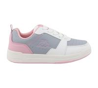 Supremo - Kappa Garçon Fille 95k0603001 Basket, Blanc/Gris/Rose, 25 EU