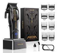 SUPRENT PRO Tondeuse à cheveux professionnelle pour homme - Moteur sans balais à couple élevé avec lame en céramique avec revêtement en carbone semblable à un diamant, ensemble de tondeuses à cheveux