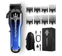 SUPRENT PRO Tondeuse Cheveux Homme Professionnelle, 7000 RPM Tondeuse à Cheveux Sans Fil avec Lame Conique Céramique, Tondeuse Cheveux Kit Rechargeable, Cadeaux pour Hommes (Bleu)