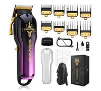 SUPRENT Tondeuse à cheveux pour barbier, kit de barbier professionnel avec moteur sans balais, kit de coupe de cheveux rechargeable avec boîtier personnalisable