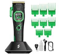 SUPRENT Tondeuse de barbier professionnelle - Haute performance 13 000 tr/min - Moteur vectoriel - Kit de coupe de cheveux professionnel avec contrôle de la vitesse AI - Lame brevetée en U