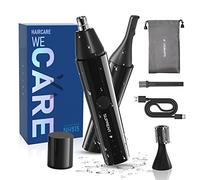 SUPRENT Tondeuse pour poils de nez avec technologie Super Silence™, étanche IPX7, humide/sec, batterie Li-ion rechargeable de type C, épilateur de précision indolore pour le nez et les oreilles