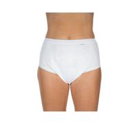 suprima 1275 Culotte fermée en coton pour femme - Couleur blanc - Taille 40/42 - 1 pièce