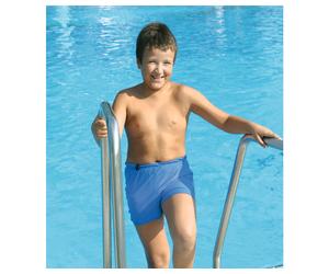 suprima 1522 Short de bain pour garçon - Slip de protection intégré - Couleur bleu - Taille 128 - 1 pièce