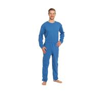 suprima 4671 - Grenouillère longue - Fermeture éclair sur la jambe - Taille XL - Couleur bleuet - 1 pièce
