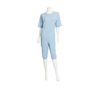 suprima 4710 - Grenouillère unisexe courte - Taille XL - Couleur bleu clair - 1 pièce