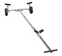 SUPROD Chariot de Mise à l'eau Chariot de Bateau remorque à Main Pliable Chariot de Bateau Gonflable pneumatiques TR260-B-LU, air, Ø 260 mm, Noir/Rouge