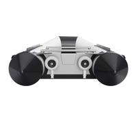 SUPROD Roues de halage Roues de Mise à l'eau pour annexes pour pneumatiques Pliable Utilisation d'une Seule Main Acier Inoxydable A4 HD200, Gris/Noir