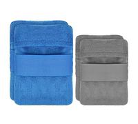 SUPRROW Lot de 2 brosses de nettoyage pour sable de plage, vacances à la plage, ustensiles de plage pour toute la famille, propre, gris