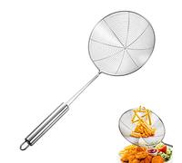 SUPRTOY Écumoire,Aaraignée cuisine ?en Acier inoxydable,Ecumoire à friture,Écumoire avec poignée,pour Huile de Filtre pour Aliments Frits 40 x 15,5 cm 021